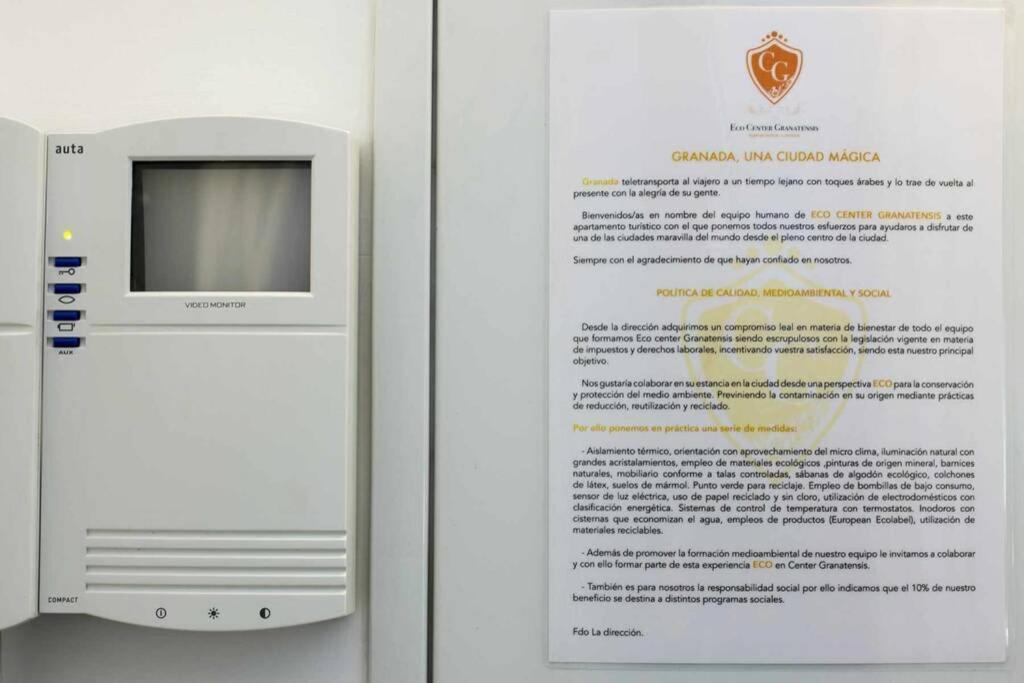Eco Center Granatensis Catedral 2 Habitaciones Free Parking 그라나다 외부 사진